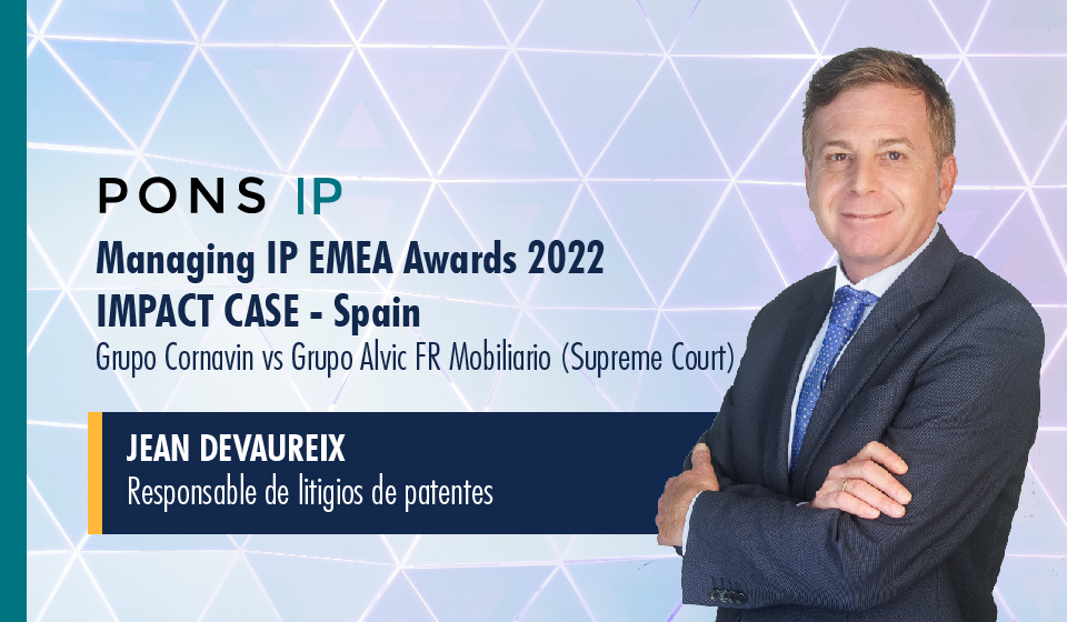 “Grupo Cornavin vs Grupo Alvic”, mejor caso del año en España en los Managing Intelectual Awards 2022